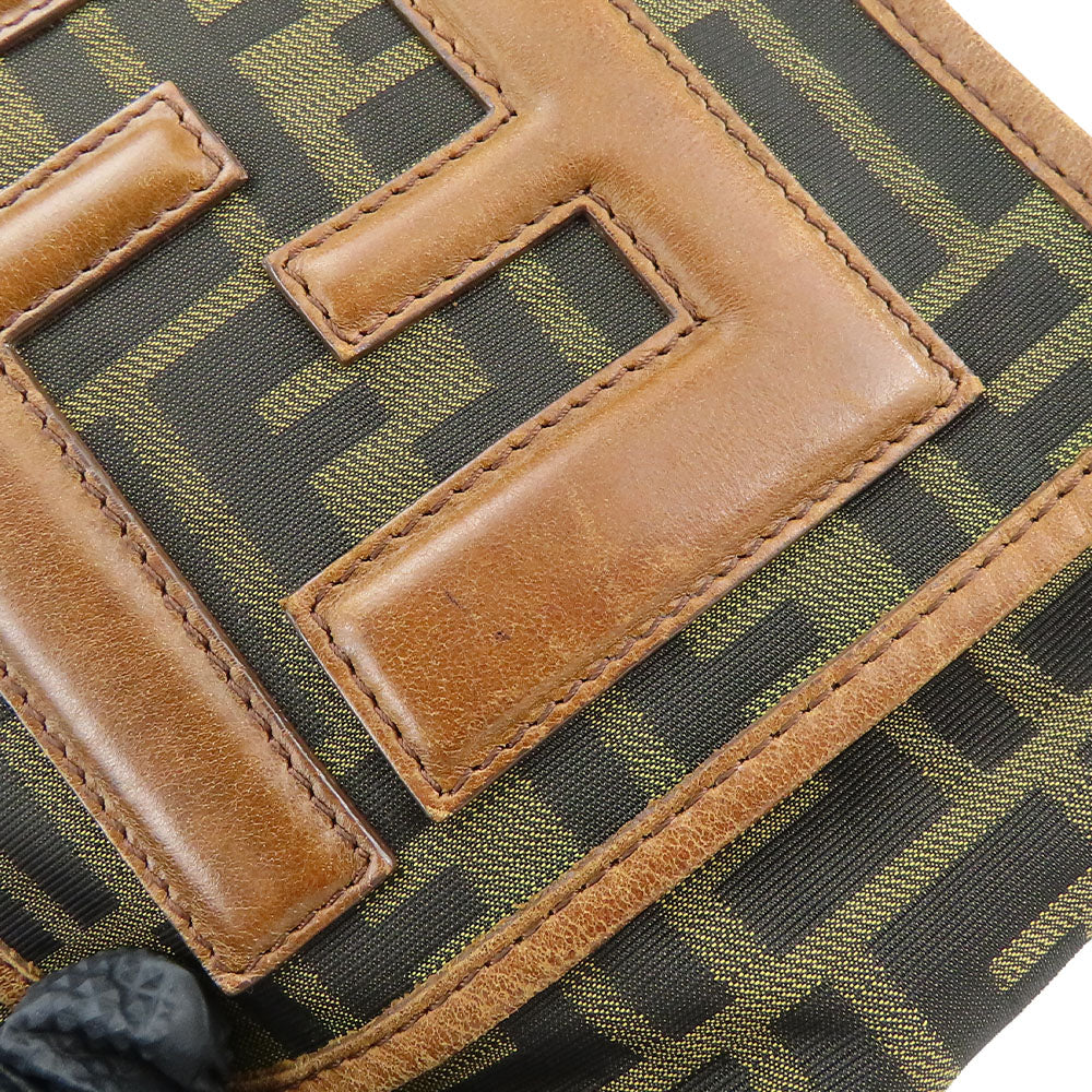 FENDI Shoulder Bag 7VA155 Canvas, Leather Zucca Women Used Authentic