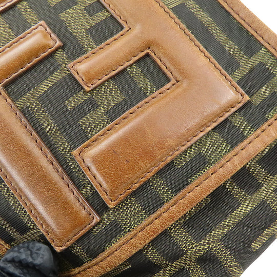 FENDI Shoulder Bag 7VA155 Canvas, Leather Zucca Women Used Authentic