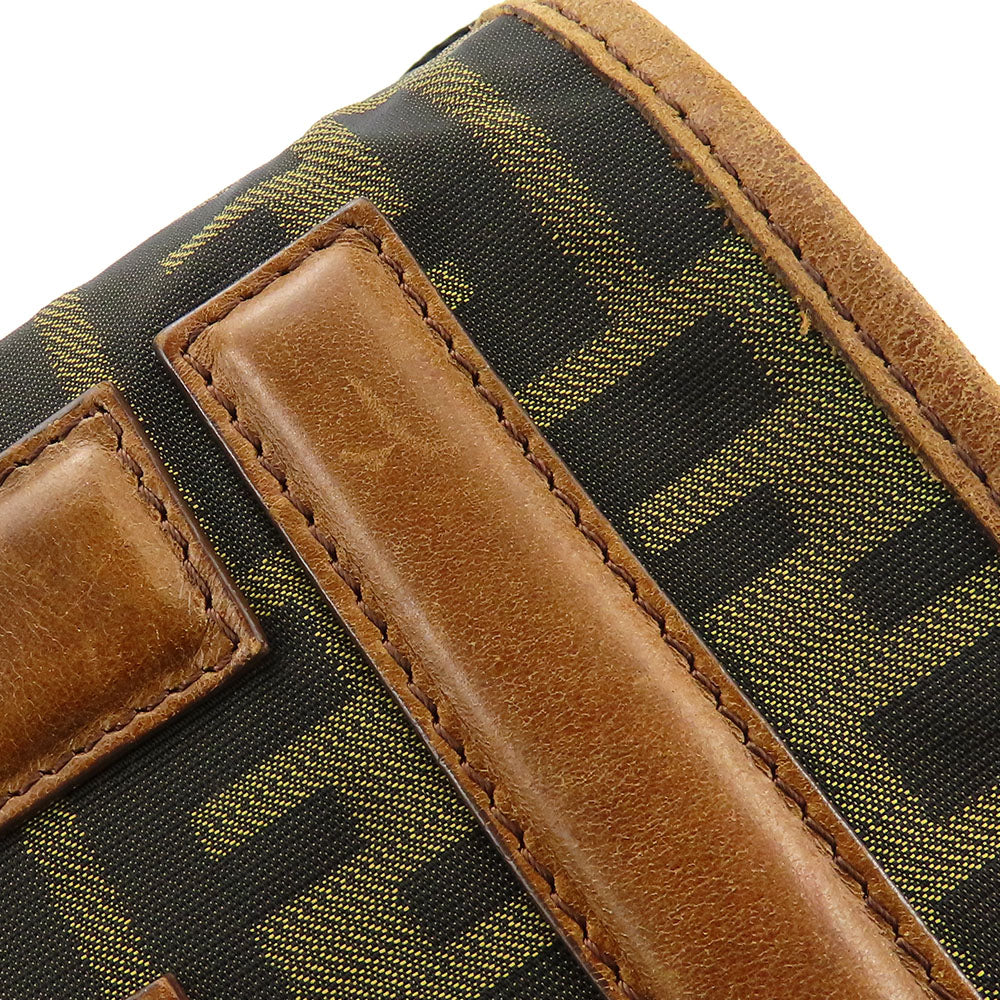 FENDI Shoulder Bag 7VA155 Canvas, Leather Zucca Women Used Authentic
