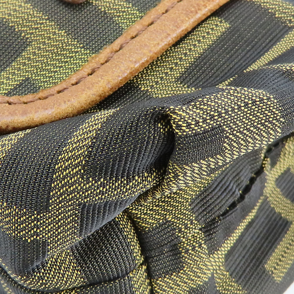 FENDI Shoulder Bag 7VA155 Canvas, Leather Zucca Women Used Authentic