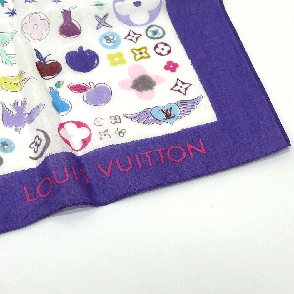 LOUIS VUITTON scarf cotton multicolor Epis Women Used Authentic