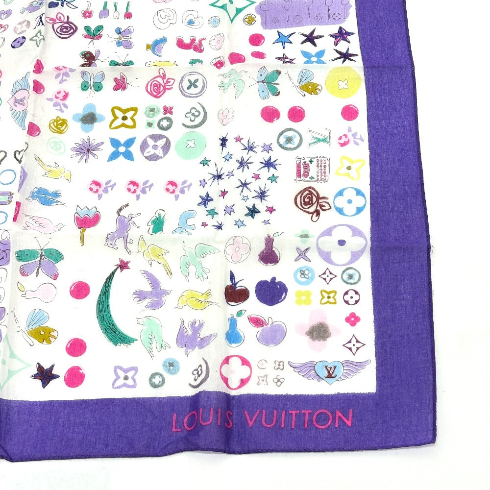 LOUIS VUITTON scarf cotton multicolor Epis Women Used Authentic