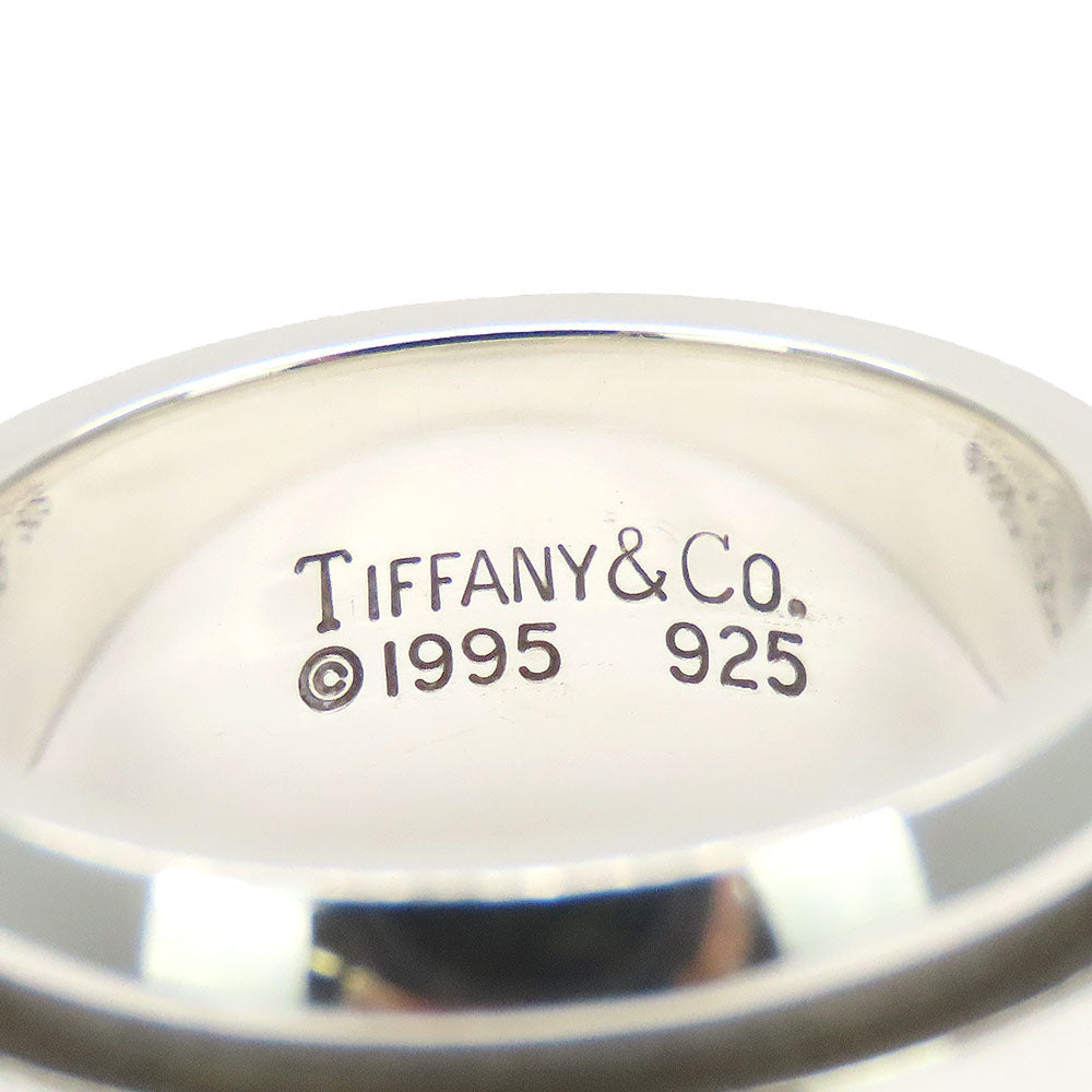 TIFFANY&Co. Ring Silver925 Silver Grooved Women Used Authentic