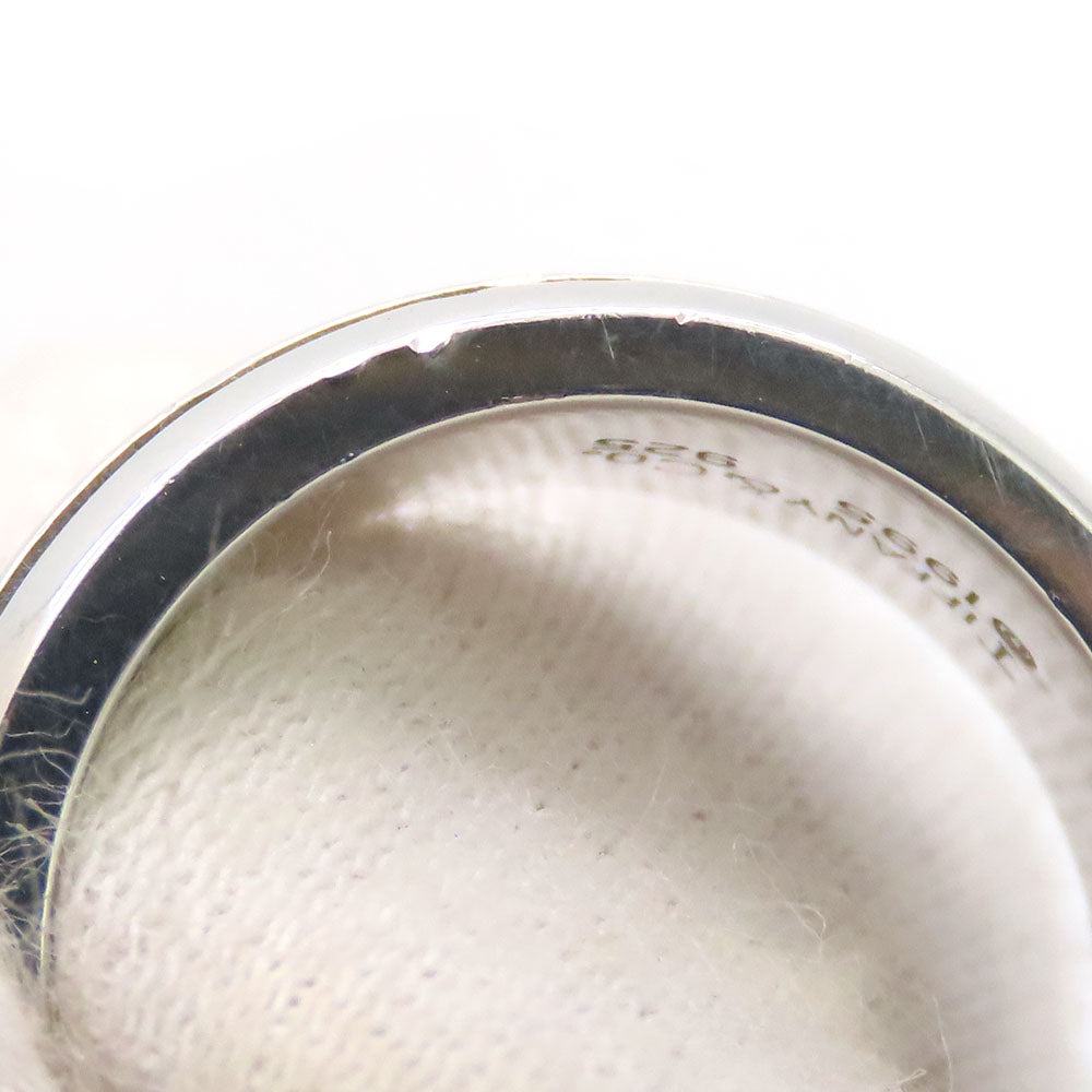 TIFFANY&Co. Ring Silver925 Silver Grooved Women Used Authentic