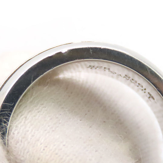 TIFFANY&Co. Ring Silver925 Silver Grooved Women Used Authentic