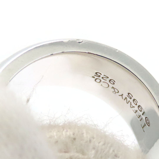 TIFFANY&Co. Ring Silver925 Silver Grooved Women Used Authentic