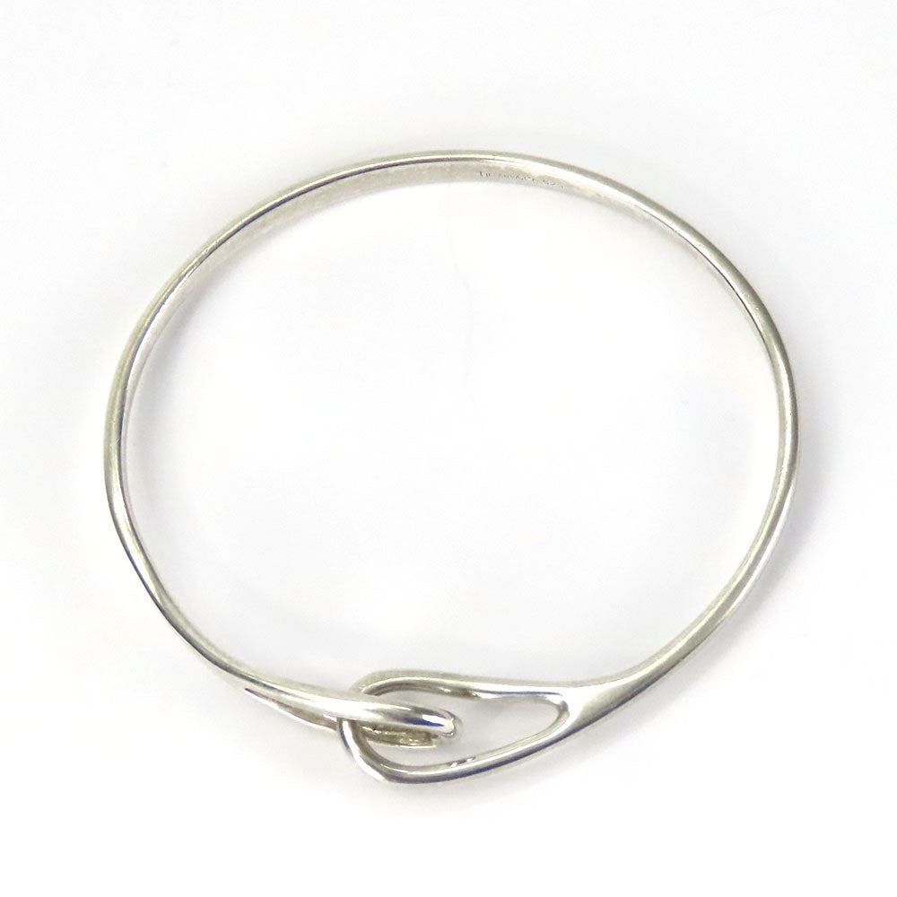 TIFFANY&Co. Bangle Silver925 Silver Double loop Women Used Authentic