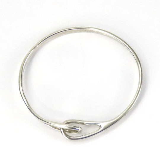TIFFANY&Co. Bangle Silver925 Silver Double loop Women Used Authentic