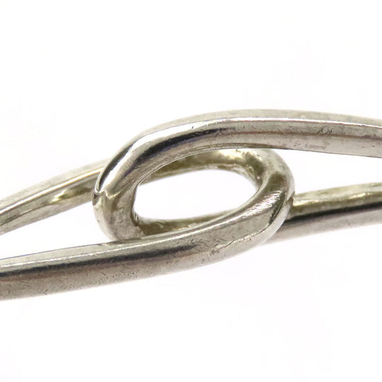 TIFFANY&Co. Bangle Silver925 Silver Double loop Women Used Authentic