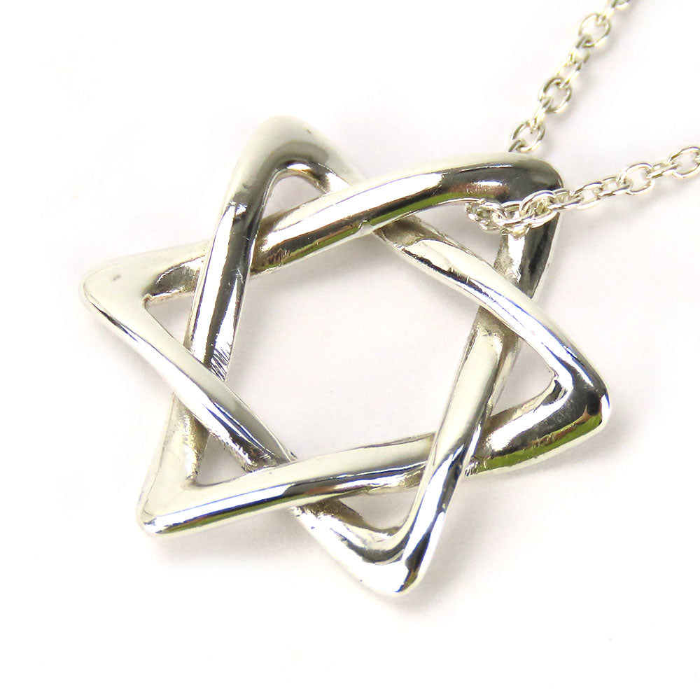 TIFFANY&Co. Necklace Sterling Silver Silver Star of david Women Used Authentic