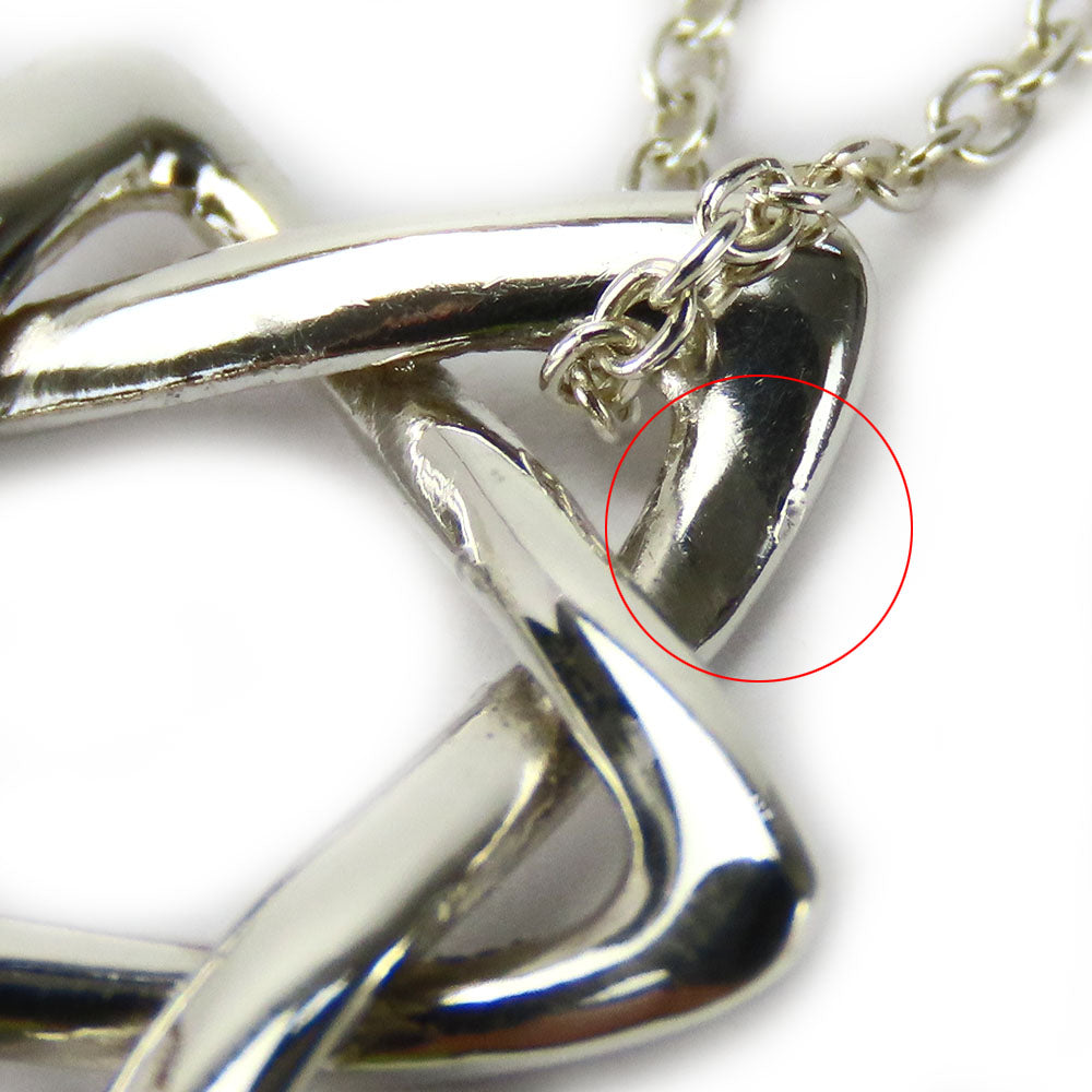 TIFFANY&Co. Necklace Sterling Silver Silver Star of david Women Used Authentic