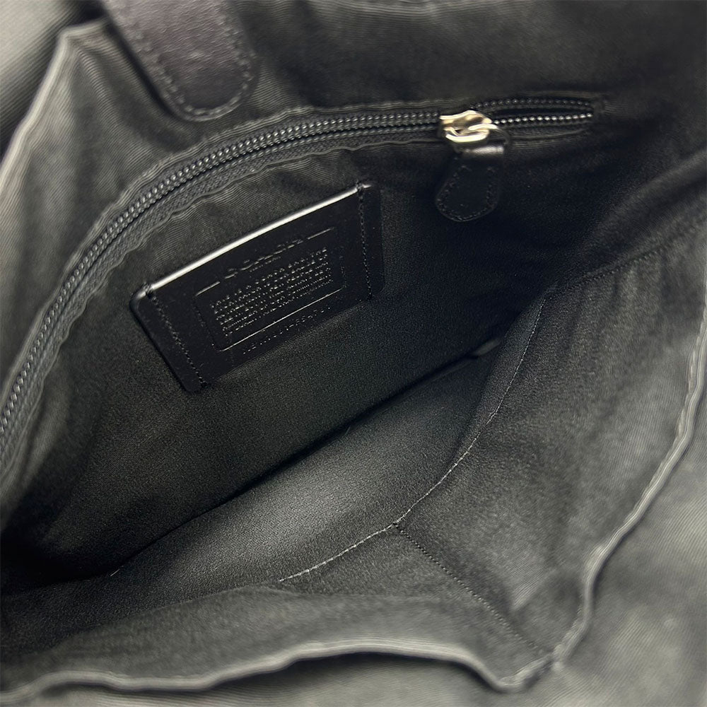 COACH Shoulder Bag F54781 PVC, Leather gray unisex(Unisex) Used Authentic