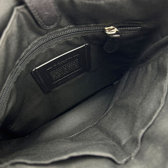 COACH Shoulder Bag F54781 PVC, Leather gray unisex(Unisex) Used Authentic