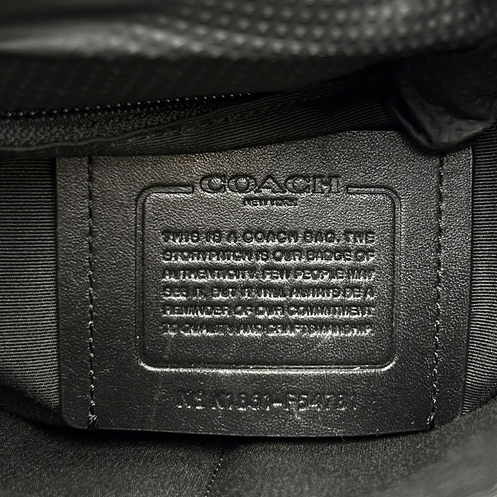 COACH Shoulder Bag F54781 PVC, Leather gray unisex(Unisex) Used Authentic