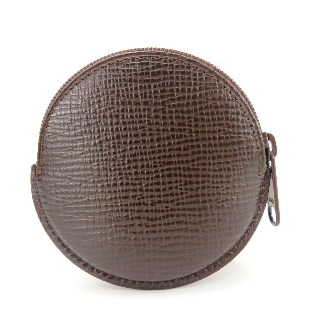 LOEWE Coin case leather Brown anagram