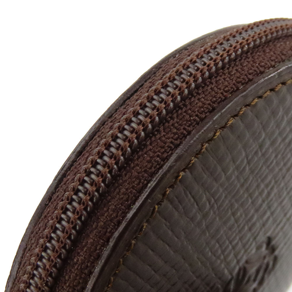 LOEWE Coin case leather Brown anagram
