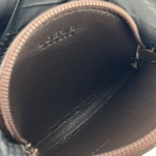 LOEWE Coin case leather Brown anagram