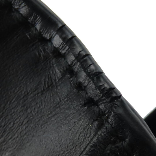 GUCCI Bifold Wallet 406925 Sima leather black Women Used Authentic