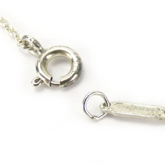 TIFFANY&Co. Necklace Silver925, Rubedo Metal Silver 1837 Interlocking circle Women Used Authentic