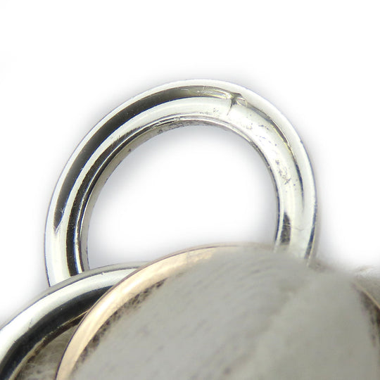 TIFFANY&Co. Necklace Silver925, Rubedo Metal Silver 1837 Interlocking circle Women Used Authentic
