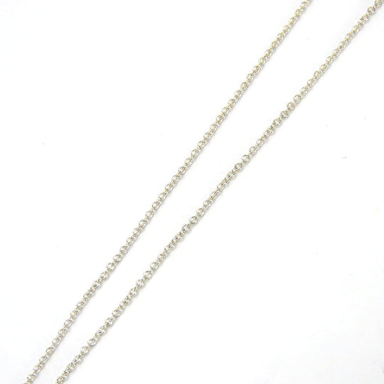 TIFFANY&Co. Necklace Silver925, Rubedo Metal Silver 1837 Interlocking circle Women Used Authentic