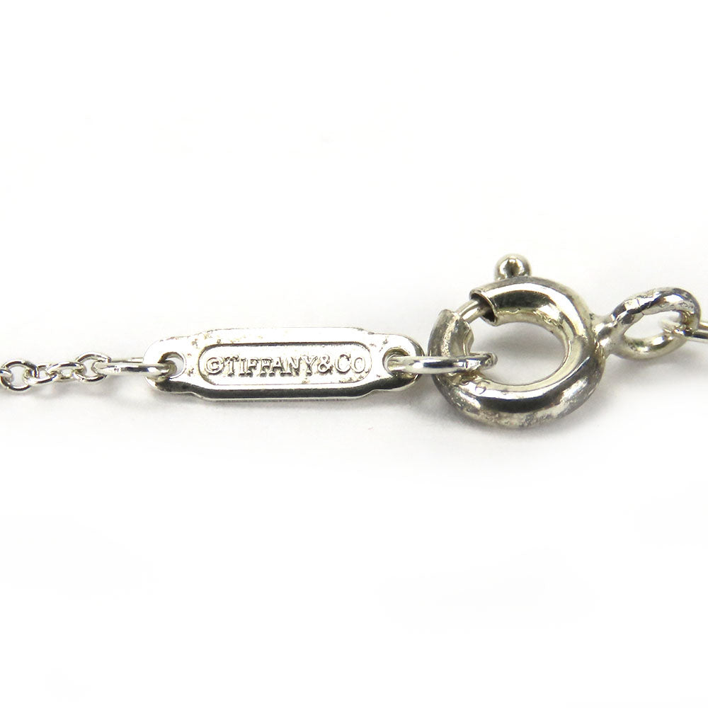 TIFFANY&Co. Necklace Silver925, Rubedo Metal Silver 1837 Interlocking circle Women Used Authentic