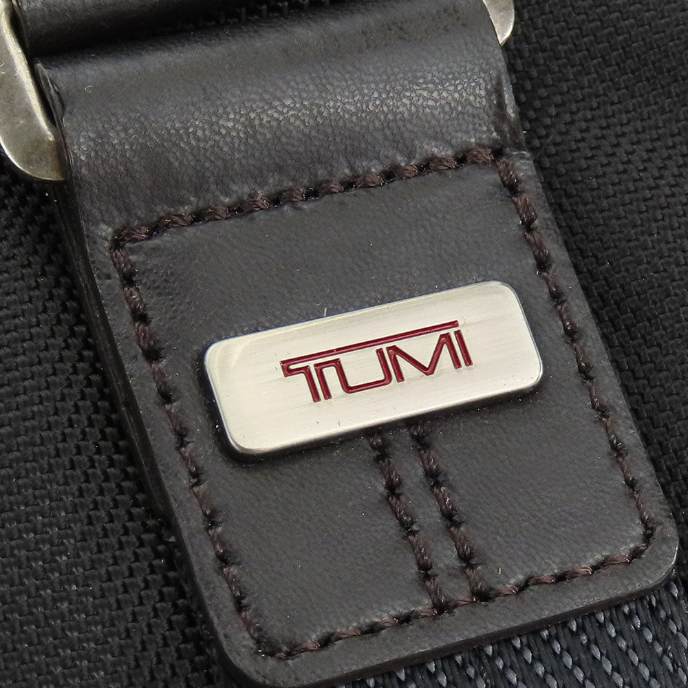 TUMI Business bag 222610HK2 Leather, Ballistic Nylon Brown Alpha Bravo R mens Used Authentic