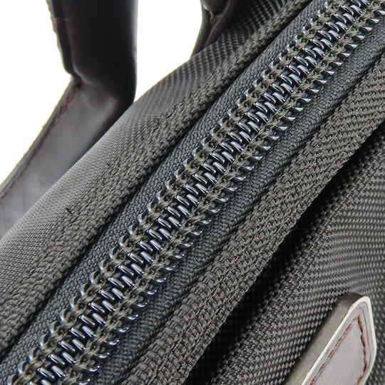 TUMI Business bag 222610HK2 Leather, Ballistic Nylon Brown Alpha Bravo R mens Used Authentic