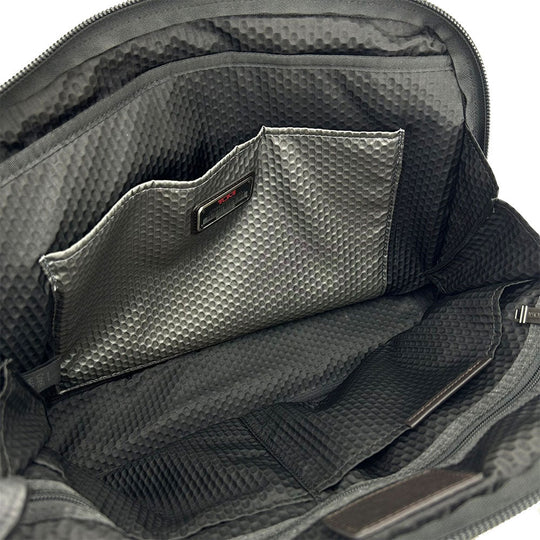 TUMI Business bag 222610HK2 Leather, Ballistic Nylon Brown Alpha Bravo R mens Used Authentic
