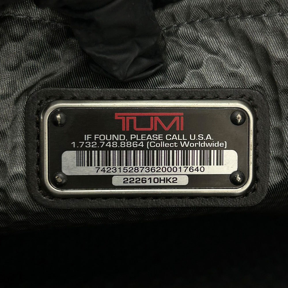 TUMI Business bag 222610HK2 Leather, Ballistic Nylon Brown Alpha Bravo R mens Used Authentic