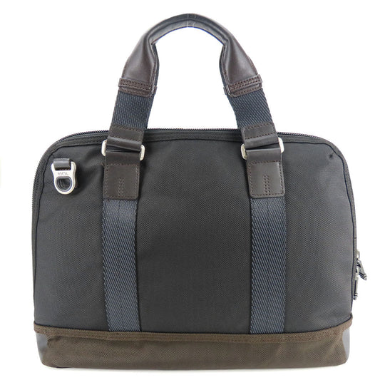 TUMI Business bag 222610HK2 Leather, Ballistic Nylon Brown Alpha Bravo R mens Used Authentic