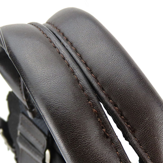 TUMI Business bag 222610HK2 Leather, Ballistic Nylon Brown Alpha Bravo R mens Used Authentic