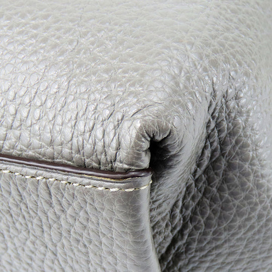 COACH Handbag F31466 leather gray Women Used Authentic