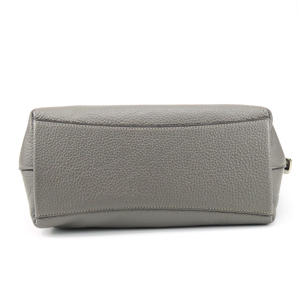 COACH Handbag F31466 leather gray Women Used Authentic