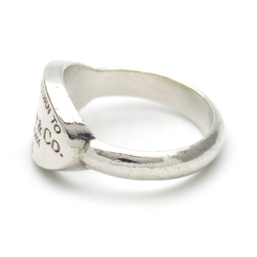 TIFFANY&Co. Ring Silver925 Silver Return to oval Women Used Authentic