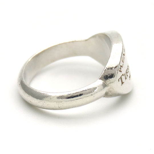 TIFFANY&Co. Ring Silver925 Silver Return to oval Women Used Authentic