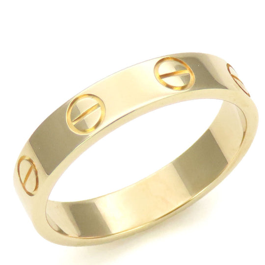 CARTIER Ring CRB40850 K18 yellow gold Yellow Gold Mini love Women Used Authentic