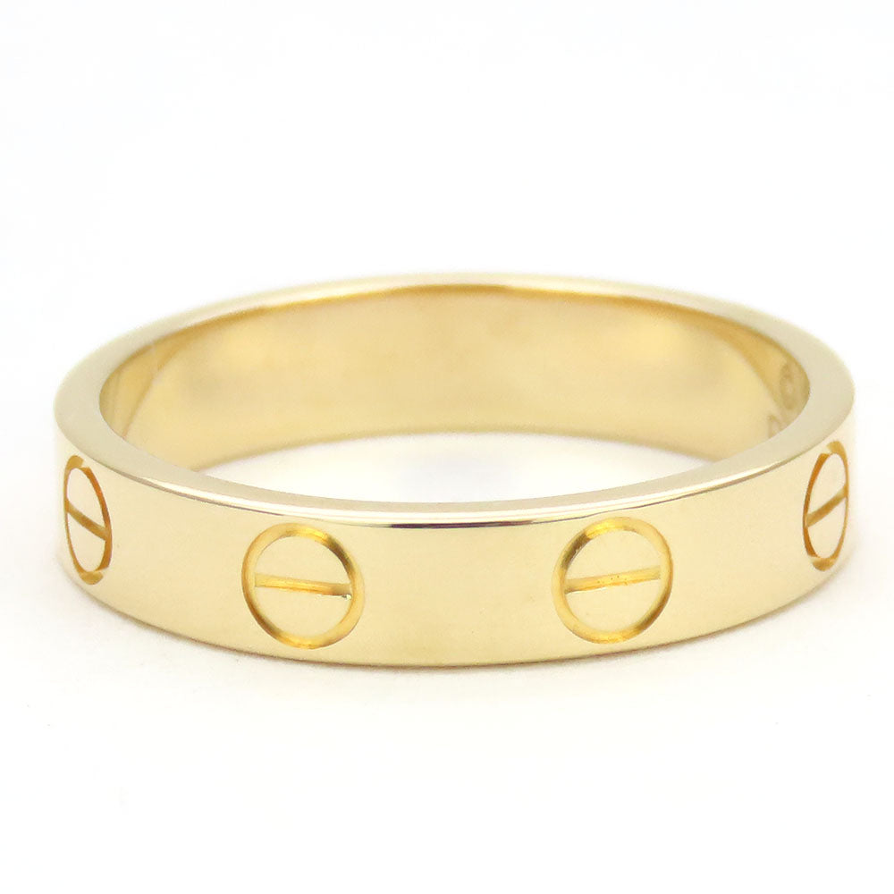 CARTIER Ring CRB40850 K18 yellow gold Yellow Gold Mini love Women Used Authentic