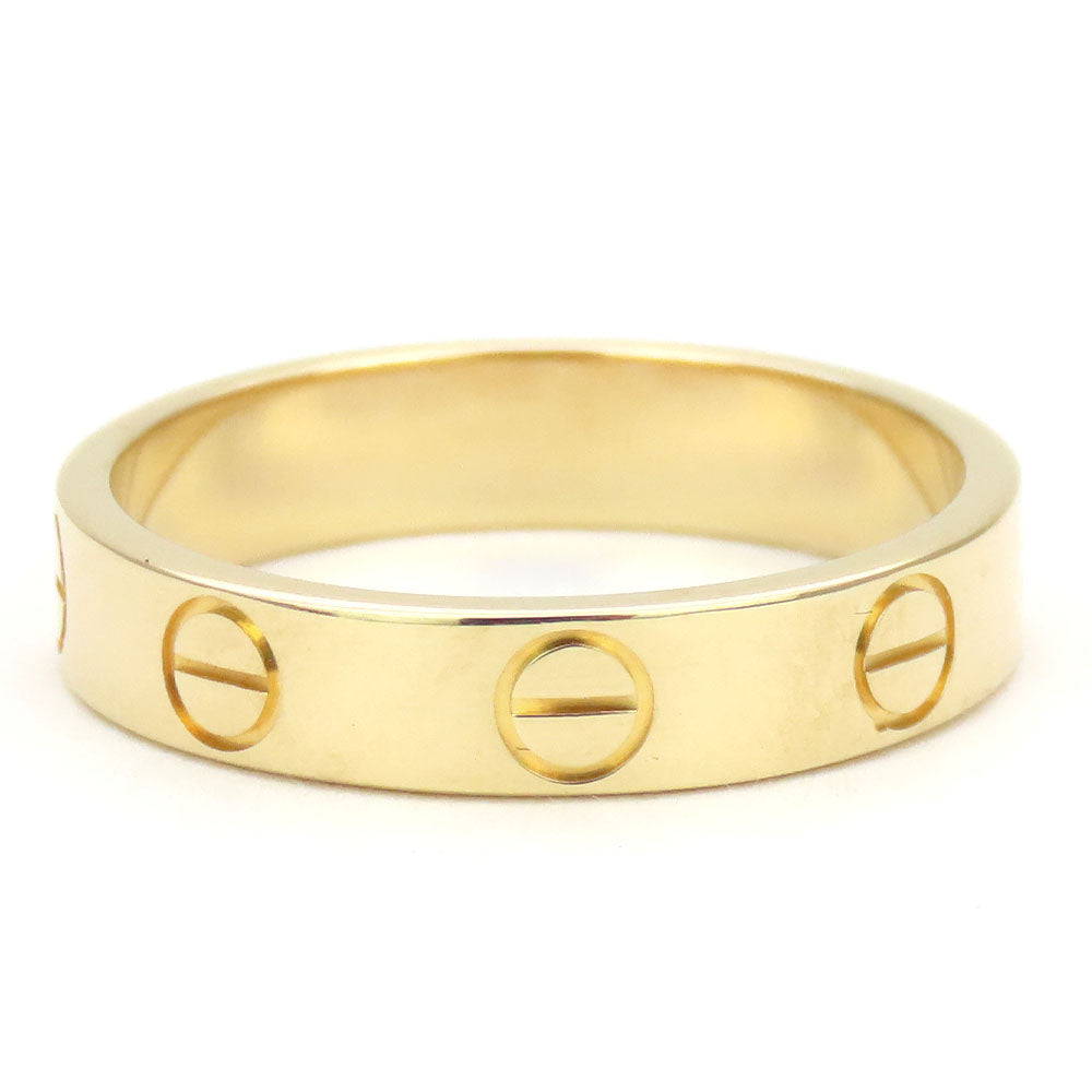 CARTIER Ring CRB40850 K18 yellow gold Yellow Gold Mini love Women Used Authentic