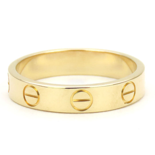 CARTIER Ring CRB40850 K18 yellow gold Yellow Gold Mini love Women Used Authentic