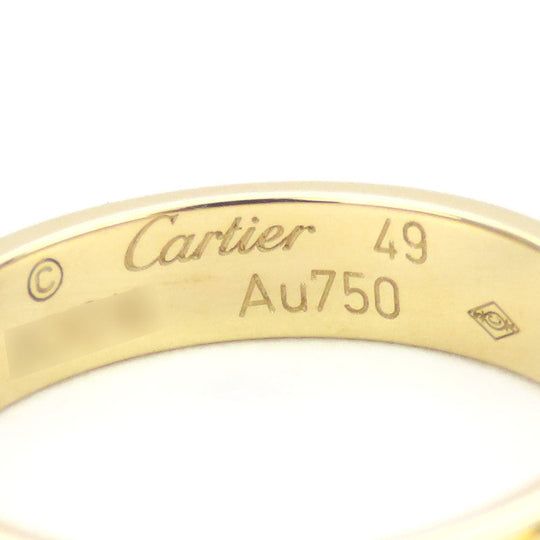 CARTIER Ring CRB40850 K18 yellow gold Yellow Gold Mini love Women Used Authentic