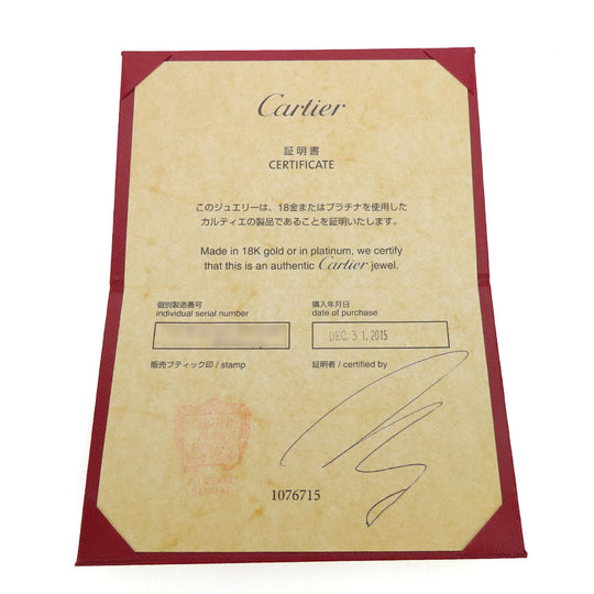 CARTIER Ring CRB40850 K18 yellow gold Yellow Gold Mini love Women Used Authentic