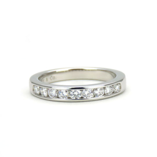 TIFFANY&Co. Ring Pt950Platinum Platinum Setting Half Circle