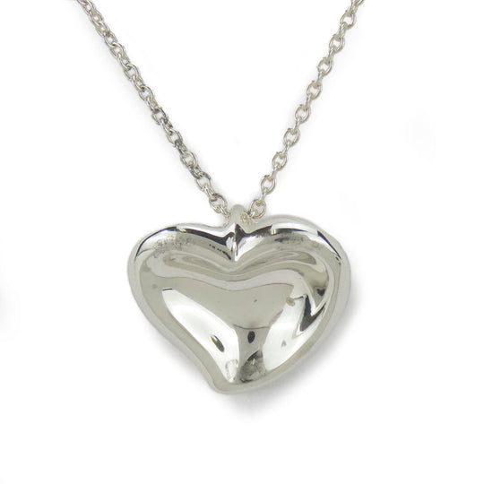 TIFFANY&Co. Necklace Silver925 Silver Full heart Women Used Authentic