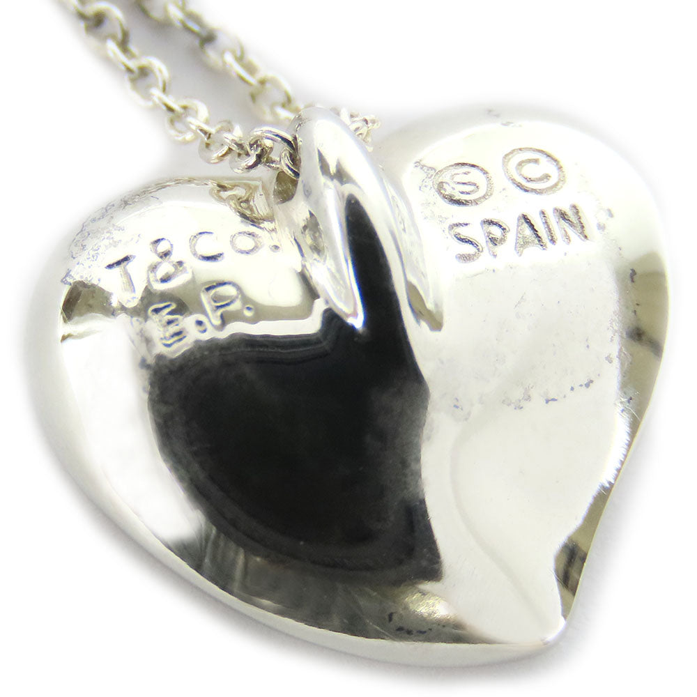 TIFFANY&Co. Necklace Silver925 Silver Full heart Women Used Authentic