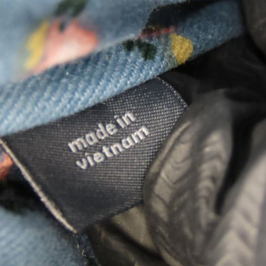 COACH Tote Bag 28898 Denim, Leather Navy Women Used Authentic