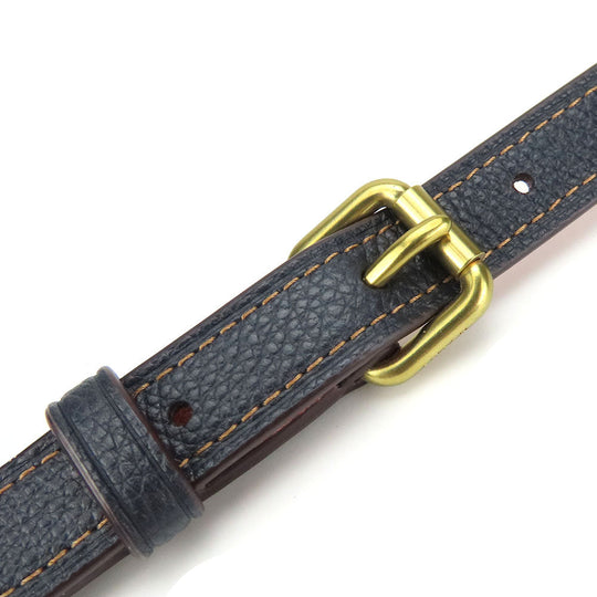 COACH Tote Bag 28898 Denim, Leather Navy Women Used Authentic