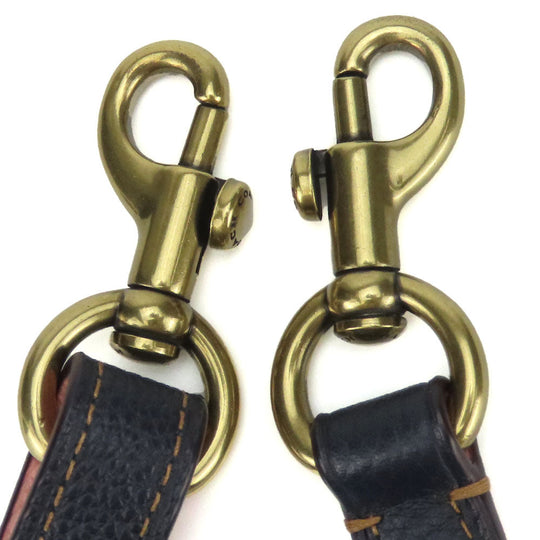 COACH Tote Bag 28898 Denim, Leather Navy Women Used Authentic