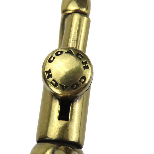 COACH Tote Bag 28898 Denim, Leather Navy Women Used Authentic