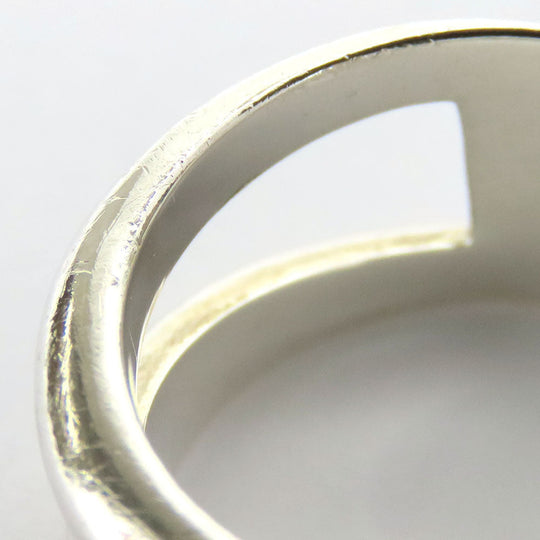 TIFFANY&Co. Ring Silver925 Silver Diagonal Women Used Authentic